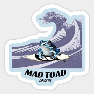 Mad Toad Society x Kanagawa - Blue Sticker